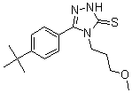 CAS#: 175334-68-6, 5-[4-(1,1-Dimethylethyl)Phenyl]-2,4-Dihydro-4-(3-Methoxypropyl)-3H-1,2,4-Triazole-3-Thione