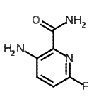 CAS 登录号：175358-03-9， 3-氨基-6-氟-2-吡啶甲酰胺