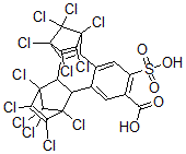 CAS 登录号：1755-58-4， 3-磺基-2-萘甲酸镁盐-二(六氯环戊二烯)加合物