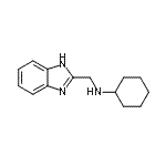 CAS 登录号：175530-76-4， N-(1H-苯并咪唑-2-基甲基)环己胺
