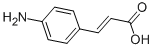 CAS 登录号：17570-30-8， (2E)-3-(4-氨基苯基)-2-丙烯酸
