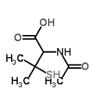 CAS 登录号：175795-30-9， 2-乙酰氨基-3-lambda<sup>1</sup>-硫基-3-甲基-丁酸