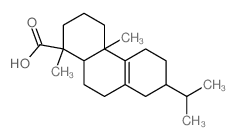 CAS 登录号：17611-16-4， (13beta)-松香-8-烯-18-酸