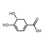 CAS 登录号：176226-79-2， (5R)-4,5-二羟基-1,3-环己二烯-1-羧酸
