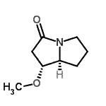 CAS 登录号：176484-64-3， (1R,7aS)-1-甲氧基六氢-3H-吡咯里嗪-3-酮