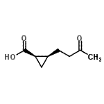 CAS#: 176791-03-0, (1R,2S)-2-(3-Oxobutyl)Cyclopropanecarboxylic Acid