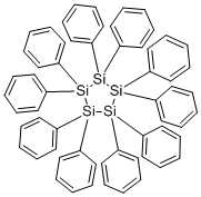 CAS 登录号:1770-54-3, 十苯基环五硅烷