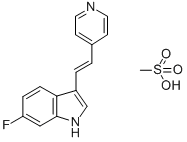 CAS#: 177181-26-9, 5-Fluoro-3-[(E)-2-Pyridin-4-Ylethenyl]-1H-Indole