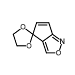 CAS 登录号：177321-54-9， 螺[环戊二烯并[c][1,2]恶唑-4,2'-[1,3]二氧戊环]