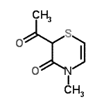 CAS 登录号：177421-80-6， 2-乙酰基-4-甲基-2H-1,4-噻嗪-3(4H)-酮