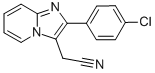 CAS 登录号:17744-99-9, 2-(p-氯苯基)-3-氰基甲基咪唑并(1,2-a)吡啶