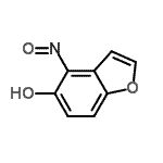 CAS 登录号：177725-66-5， 4-亚硝基-1-苯并呋喃-5-醇