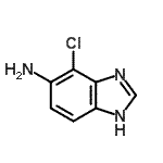 CAS 登录号：177843-29-7， 4-氯-1H-苯并咪唑-5-胺