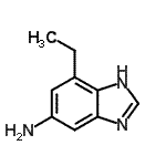 CAS 登录号：177843-77-5， 4-乙基-1H-苯并咪唑-6-胺
