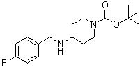 CAS 登录号：177948-43-5， 4-[(4-氟苄基)氨基]-1-哌啶羧酸叔丁酯