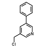 CAS 登录号：177976-31-7， 3-(氯甲基)-5-苯基吡啶