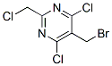 CAS 登录号：1780-35-4， 5-(溴甲基)-4,6-二氯-2-(氯甲基)嘧啶