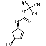 CAS#: 178152-48-2, 2-Methyl-2-Propanyl [(1R,4S)-4-Hydroxy-2-Cyclopenten-1-Yl]Carbamate