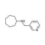 CAS 登录号：179055-42-6， N-(3-吡啶基甲基)环庚胺