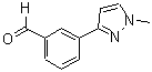 CAS 登录号：179056-79-2， 3-(1-甲基-1H-吡唑-3-基)-苯甲醛