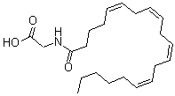 CAS 登录号：179113-91-8， N-[(5Z,8Z,11Z,14Z)-1-氧代-5,8,11,14-二十碳四烯-1-基]-甘氨酸