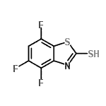 CAS 登录号：179178-91-7， 4,5,7-三氟-1,3-苯并噻唑-2(3H)-硫酮