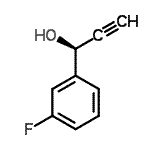 CAS 登录号：179249-18-4， (1S)-1-(3-氟苯基)-2-丙炔-1-醇