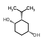 CAS 登录号：179249-41-3， (1S,2S,4R)-2-异丙基-1,4-环己烷二醇