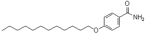 CAS 登录号：179341-69-6， 4-(十二烷氧基)-苯甲酰胺