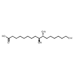 CAS 登录号：17941-34-3， (9S,10R)-9,10,16-三羟基十六烷酸