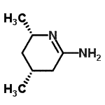 CAS 登录号：179684-31-2， (4R,6S)-4,6-二甲基-3,4,5,6-四氢-2-吡啶胺