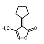 CAS 登录号：17975-64-3， 4-环戊基亚基-3-甲基-1,2-恶唑-5(4H)-酮