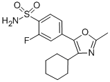 CAS 登录号:180200-68-4, 4-(4-环己基-2-甲基-1,3-恶唑-5-基)-2-氟苯磺酰胺