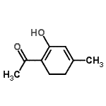 CAS 登录号：180292-79-9， 1-(2-羟基-4-甲基-1,3-环己二烯-1-基)乙酮