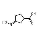 CAS 登录号：180323-33-5， (1R,3E)-3-(羟基亚胺)环戊烷羧酸