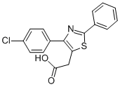 CAS#: 18046-21-4, Fentiazac