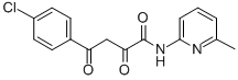CAS 登录号:180537-65-9, 4-(4-氯苯基)-N-(6-甲基吡啶-2-基)-2,4-二氧代丁酰胺