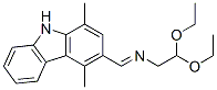 CAS 登录号：18073-23-9， 3-[N-(2,2-二乙氧基乙基)亚氨代甲基]-1,4-二甲基-9H-咔唑