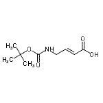 CAS#: 180913-22-8, (2E)-4-({[(2-Methyl-2-Propanyl)Oxy]Carbonyl}Amino)-2-Butenoic Acid