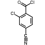 CAS 登录号：181074-22-6， 2-氯-4-氰基苯甲酰氯
