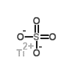 CAS 登录号：18130-44-4， 钛(2+)硫酸盐