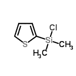 CAS 登录号：18139-63-4， 氯(二甲基)2-噻吩基硅烷