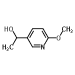 CAS#: 181820-67-7, 1-(6-Methoxy-3-Pyridinyl)Ethanol