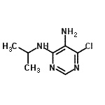 CAS 登录号：18202-82-9， 6-氯-N<sup>4</sup>-异丙基-4,5-嘧啶二胺