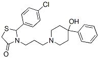 CAS 登录号：182188-90-5， 2-(4-氯苯基)-3-[3-(4-羟基-4-苯基哌啶-1-基)丙基]-1,3-噻唑烷-4-酮