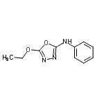 CAS 登录号：182348-47-6， 5-乙氧基-N-苯基-1,3,4-恶二唑-2-胺