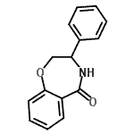 CAS 登录号：18237-57-5， 3-苯基-3,4-二氢-1,4-苯并氧氮杂卓-5(2H)-酮