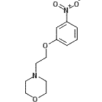 CAS 登录号：182618-90-2， 4-[2-(3-硝基苯氧基)乙基]吗啉