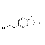 CAS 登录号：182678-13-3， 6-丙基-1,3-苯并噻唑-2(3H)-硫酮