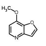 CAS 登录号：182691-78-7， 7-甲氧基呋喃并[3,2-b]吡啶